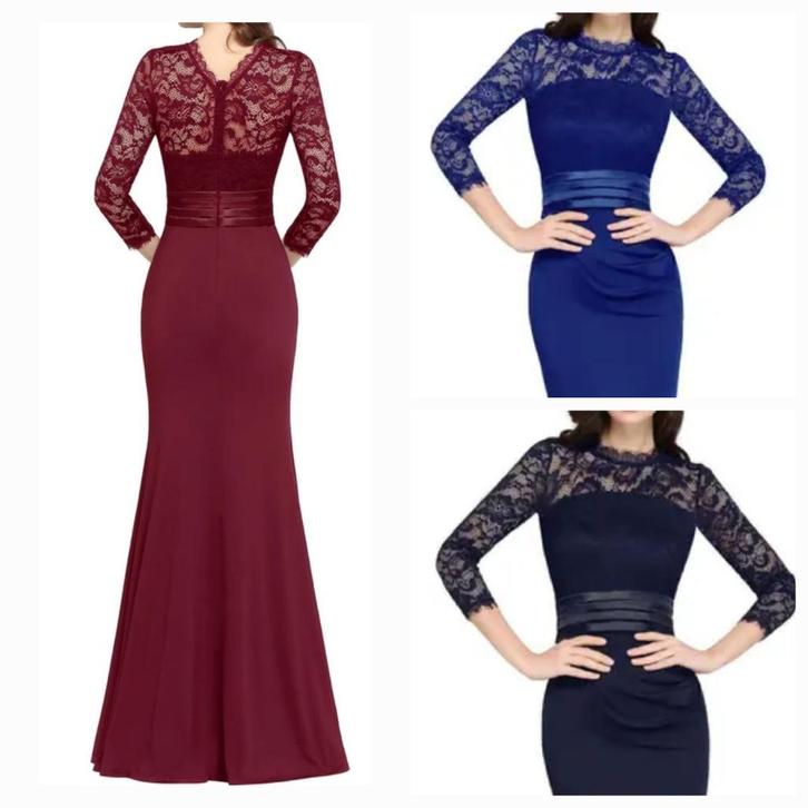 nieuwe galajurk maat 36 en 40 bordeaux, Kleding | Dames, Gelegenheidskleding, Nieuw, Galajurk, Maat 36 (S), Rood, Ophalen of Verzenden