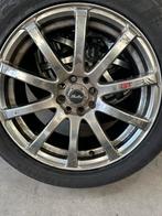 17 inch velgen en zomerbanden, Ophalen of Verzenden, Gebruikt