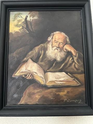 te koop een klassiek oud olieverf schilderij beschikbaar voor biedingen