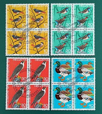 Zwitserland : blokken Pro Juventute 1971 met FDC stempel beschikbaar voor biedingen