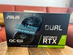 Asus Geforce RTX 2060 DUAL-RTX2060-O6G-EVO Videokaart, Computers en Software, Videokaarten, PCI-Express 3, GDDR6, Ophalen of Verzenden