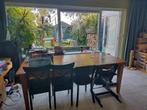 Eettafel en 3 stoelen, Ophalen, Gebruikt, 200 cm of meer, 50 tot 100 cm