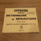Citroën 2cv 4x4 Sahara Dictionnaire de réparations HERDRUK, Ophalen of Verzenden, Zo goed als nieuw, Citroën