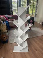 zo goed als nieuw! Witte Vasagle Vintage Boekenkast, Ophalen, 100 tot 150 cm, 141x50x50, 50 tot 100 cm