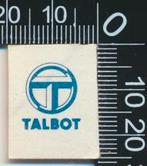 Sticker: Talbot (1), Ophalen of Verzenden, Zo goed als nieuw, Auto of Motor