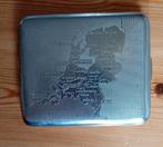 Vintage sigarettenhouder met kaart van Nederland, Ophalen of Verzenden