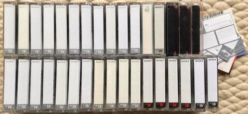 33 digital videobandjes Sony DVM 60 mini DV ME Premium tapes, Audio, Tv en Foto, Videocamera's Digitaal, Gebruikt, Band, Disc of Geheugen