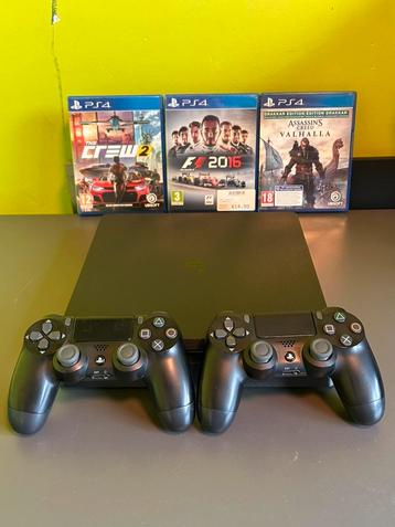 PlayStation 4 Slim + 2 Controller + 3 games + headset beschikbaar voor biedingen