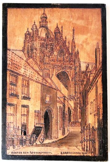‘s-Hertogenbosch stadsgezicht gravure beschikbaar voor biedingen