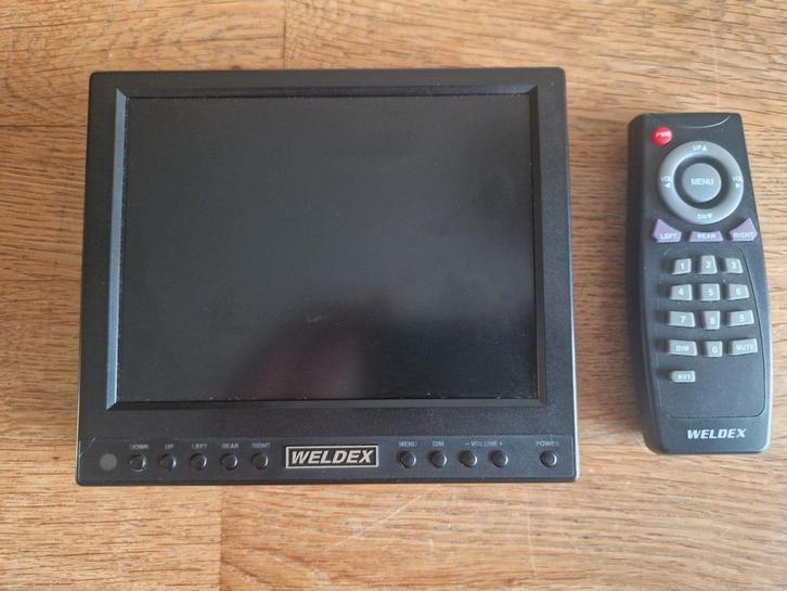 Weldex lcd monitor achteruitrij camera camper, Audio, Tv en Foto, Televisies, Gebruikt, LCD, Overige merken, Ophalen