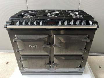 Aga Six-four gasfornuis met 6 branders zwart beschikbaar voor biedingen