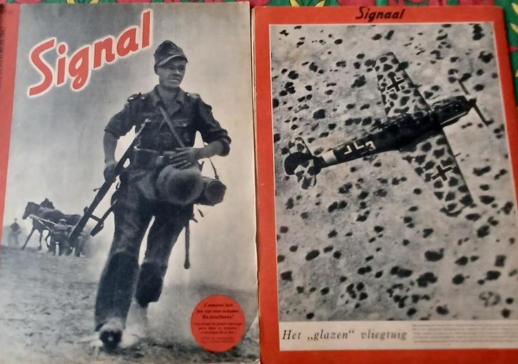 10 x Signal/Signaal / 1941 - 1945/ oorlogspropaganda, Boeken, Tijdschriften en Kranten, Zo goed als nieuw, Damesbladen, Verzenden