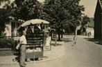 Vleland stalletje bij gemeentehuis, Ophalen of Verzenden, 1940 tot 1960, Ongelopen, Waddeneilanden