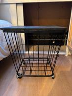 Opbergmand op wielen ook wel bijzettafeltje, Huis en Inrichting, Ophalen, Zo goed als nieuw