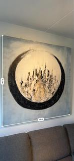 Abstract Schilderij met Cirkel, Ophalen