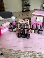 Pink Gellac Set, Ophalen of Verzenden, Zo goed als nieuw, Overige kleuren, Handen en Nagels