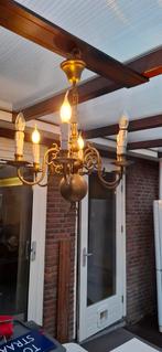 Vintage lampen: kroonluchter & wandlamp (defect), Ophalen of Verzenden