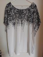 Shirt met vlindermouw maat 56/58, Wit, Maat 46/48 (XL) of groter, Ophalen of Verzenden, Zo goed als nieuw