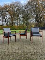 Vintage design palissander armstoelen deens design, Huis en Inrichting, Stoelen, Ophalen, Gebruikt, Drie