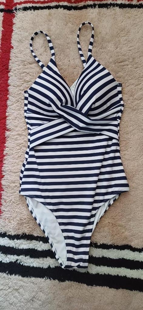 Badpak one piece, blauw-wit, nieuw, maat 36 of S, Barts, Kleding | Dames, Badmode en Zwemkleding, Nieuw, Badpak, Blauw, Ophalen of Verzenden