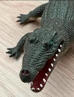 Leuke groene krokodil speelgoed, Verzamelen, Dierenverzamelingen, Ophalen of Verzenden, Gebruikt, Reptiel of Amfibie, Beeldje of Figuurtje