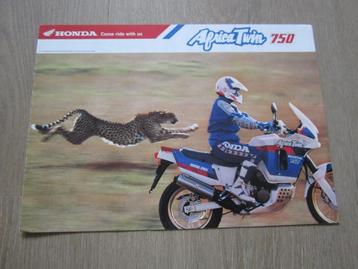 Honda XRV 750 Africa Twin brochure folder 1992 beschikbaar voor biedingen
