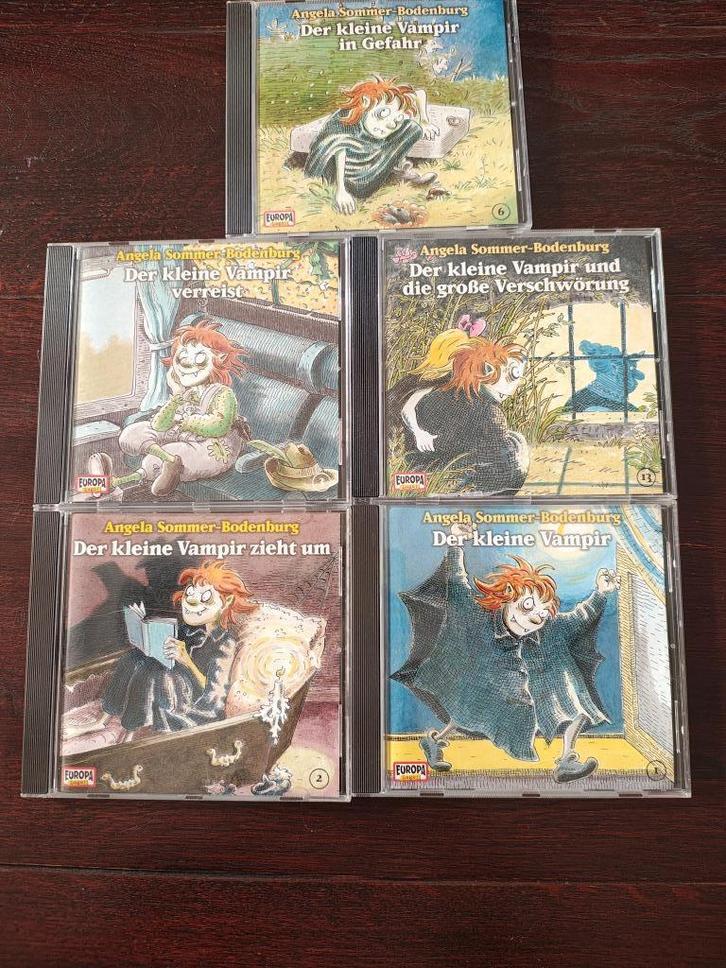 5 CD’s Der Kleine Vampir, Cd's en Dvd's, Cd's | Kinderen en Jeugd, Gebruikt, Verhaal of Sprookje, 3 tot 5 jaar, 6 tot 9 jaar, Ophalen