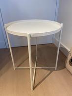 IKEA Bijzettafel - Wit, Ophalen, Minder dan 45 cm, Minder dan 55 cm, Metaal of Aluminium
