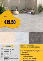 Actie Spaanse tegels uit voorraad leverbaar in Roosendaal !!, 60 cm of meer, Nieuw, Ophalen of Verzenden, 10 m² of meer