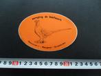 sticker camping de bosfazant moergestel, Ophalen, Zo goed als nieuw, Bedrijf of Vereniging