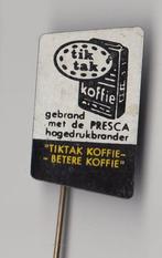 TikTak Koffie Betere koffie speldje, Verzamelen, Gebruikt, Niet vindbaar, Niet vindbaar, Speldje of Pin