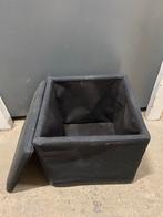 Zwarte Opberg Hocker, Ophalen, Gebruikt, Kunststof, Minder dan 50 cm