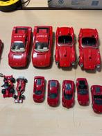 Collectie Rode Ferrari Modelauto's, Overige merken, Gebruikt, Auto, Geen