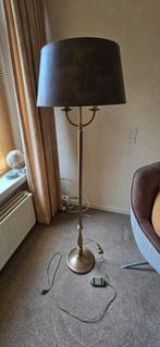 Staande schemerlamp brons/bruin, Huis en Inrichting, Lampen | Vloerlampen, Ophalen, Zo goed als nieuw, 150 tot 200 cm