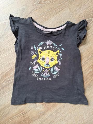 T-shirt grijs met print mt 98/104 beschikbaar voor biedingen