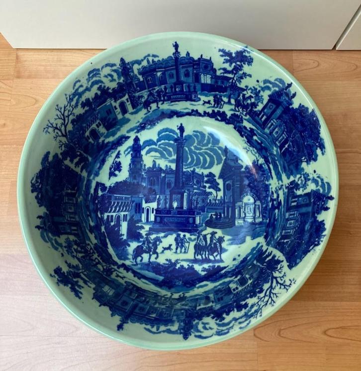 Antieke Engelse Staffordshire Victoria Ironstone Ware schaal, Antiek en Kunst, Antiek | Porselein, Ophalen