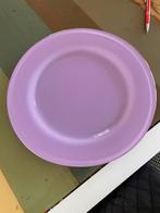 Dibbern paars glazen bord 31 cm, Huis en Inrichting, Keuken | Servies, Ophalen of Verzenden, Bord(en), Overige stijlen, Glas