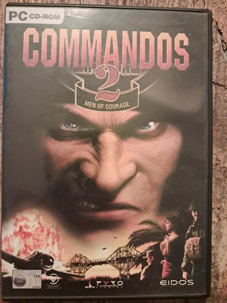 Commandos 2: Men of Courage - PC Game (Gebruikt), Spelcomputers en Games, Games | Pc, Gebruikt, Strategie en Constructie, 1 speler
