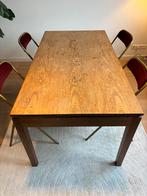 Houten Eettafel 4-6 pers. - Demonteerbaar, Ophalen, Gebruikt, 50 tot 100 cm, Vijf personen of meer