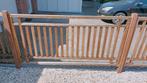 1x hard houten hek., Ophalen, Gebruikt