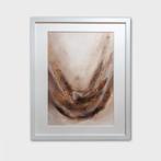Abstract rustgevend schilderij Sandstorm, Antiek en Kunst, Ophalen of Verzenden