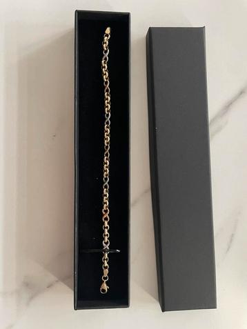 14 karaat (585) gouden armband 19 cm 5,3 g tricolor beschikbaar voor biedingen