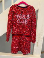 Z8 rood panter print jurk, ,maat: 128/134, Meisje, Z8, Ophalen of Verzenden, Zo goed als nieuw
