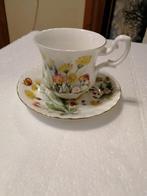 Royal Albert Landleven Weideveld dames kop en schotel, Verzamelen, Ophalen of Verzenden, Zo goed als nieuw, Porselein, Kop en/of schotel