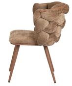 Rock Chair Caramel – Luxe Eetkamerstoelen, Overige kleuren, Verzenden, Japandi, Hotel Chique, Modern, Metaal