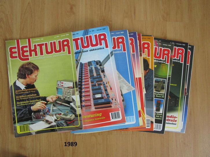 Tijdschrift Elektuur - compleet jaargang 1989, Boeken, Tijdschriften en Kranten, Zo goed als nieuw, Ophalen of Verzenden