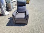 nieuwstaat grijs stof relax stoel sta op stoel, Huis en Inrichting, Stoelen, Ophalen of Verzenden, Zo goed als nieuw, Eén, Stof