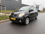 Kia Picanto zwart 5-drs 1.0 Q nette staat!, Auto's, 4 cilinders, Zwart, Origineel Nederlands, Metallic lak