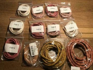 Gestikt imitatie leer armband, randen van bags beschikbaar voor biedingen