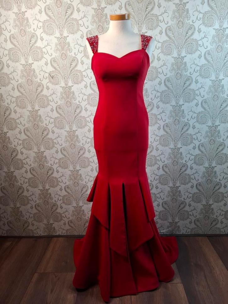 Supergave avondjurk feestjurk galajurk mt 34/36, Kleding | Dames, Gelegenheidskleding, Zo goed als nieuw, Galajurk, Maat 36 (S)
